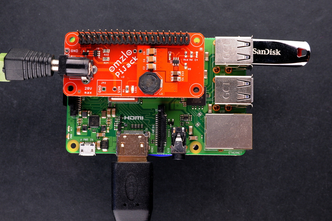 raspberry pi 3 model b+ with PiJack HAT